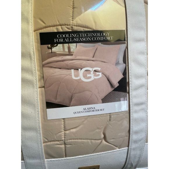 UGG Bedding New Ugg Alahna Comforter Set Queen Shell Poshmark